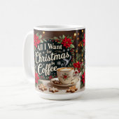 All I want for Christmas is coffee  Kaffeetasse (Vorderseite Links)