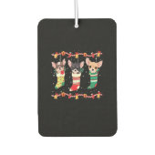 All I Want for Christmas is Dog Funny Holiday Gift Autolufterfrischer (Vorderseite)