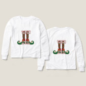 All I Want For Christmas Is Food And Silence T-Shi (Design Vorderseite & Rückseite)