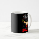 All I Want For Christmas Is Gains Funny Ugly Xmas  Kaffeetasse (VorderseiteRechts)