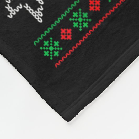 All I Want For Christmas Is Golf Ugly Golf Christm Fleecedecke (Ecke)