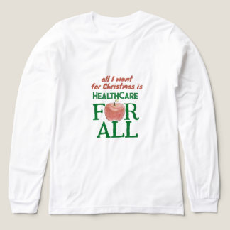 All I Want For Christmas Is Health Care for All Tri-Blend Shirt