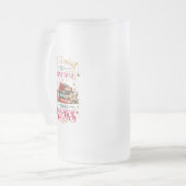 All I Want for Christmas Is More Books Mattglas Bierglas (Vorderseite Links)