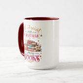 All I Want for Christmas Is More Books Tasse (Vorderseite Links)