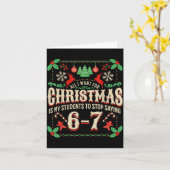 All I Want For Christmas Is My Students To Stop Sa Karte (Gelbe Blume)