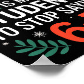 All I Want For Christmas Is My Students To Stop Sa Poster (Ecke)