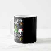 All I Want For Christmas Is My Two Front Teeth Fun Kaffeetasse (Vorderseite Links)