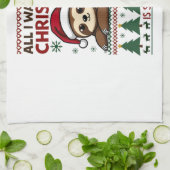 All I Want For Christmas Is Sleep - Funny Xmas Slo Geschirrtuch (Gefaltet)