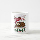 All I Want For Christmas Is Sleep - Funny Xmas Slo Kaffeetasse (Mittel)
