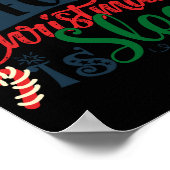 All I Want For Christmas Is Sleep Sarcastic Funny  Poster (Ecke)