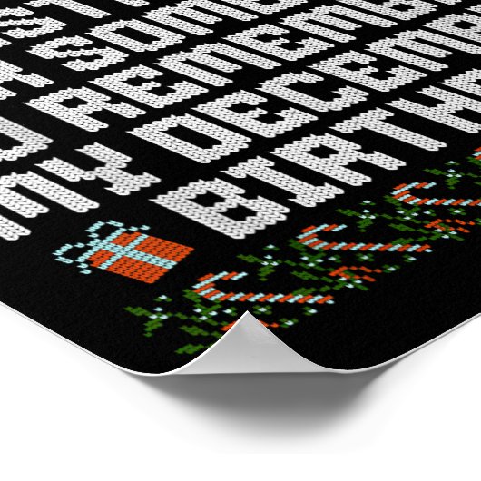 All I Want For Christmas Is Someone Remember My Bi Poster (Ecke)