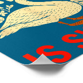 All I Want For Christmas Is Swans Ugly Xmas Sweate Poster (Ecke)