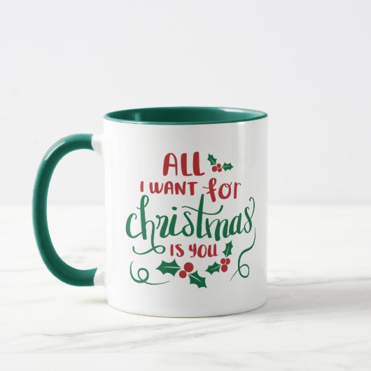 All i want for christmas is you tasse (Links)