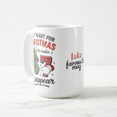 All I Want for Christmas — Make 6•7 Disappear Mug Kaffeetasse (Vorderseite Links)