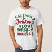All I Want for Christmas T-Shirt (Vorderseite)