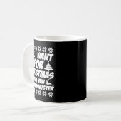 All I Want For Xmas Is A New Prime Minister Funny  Kaffeetasse (Vorderseite Links)