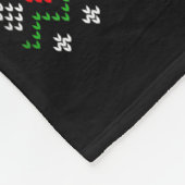 All I Want Green Iguana Lizard Christmas Ugly Xmas Fleecedecke (Ecke)