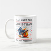 All I Want This Christmas Is A New President  Kaffeetasse (Links)