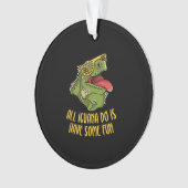 All Iguana Do is Have Some Fun - Reptile & Lizard Ornament (Vorderseite)