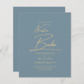 All-in-1 Elegantes Sea Glass Aquamarin Gold Nuestr (Vorne/Hinten)