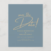 All-in-1 Elegantes Sea Glass Aquamarin Gold Weddin (Vorderseite)