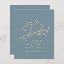 All-in-1 Elegantes Sea Glass Aquamarin Gold Weddin