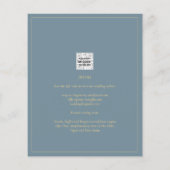 All-in-1 Elegantes Sea Glass Aquamarin Gold Weddin (Rückseite)