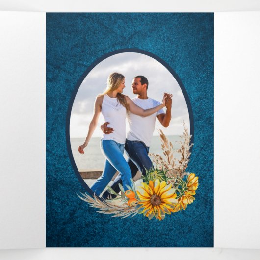 All-in-1-Menü-UAWG für Hochzeiten und Einladungen  (Innenseite Mitte)