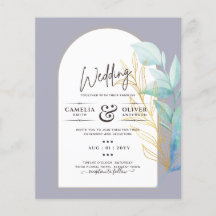 All-in-1 Sea Glass Aqua Green Gold Blätter Hochzei