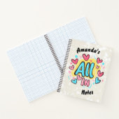 "All In" Graffiti Style Notebook Notizblock (Innenseite)