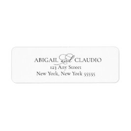 All-In-On Simple Classic Black & White Wedding