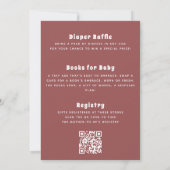 All In Once Little Dumpling Triplets Baby Shower Einladung (Rückseite)