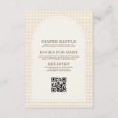 All in One Baby is Brewing Coffee Baby Shower Einladung (Rückseite)