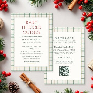 All in One Baby It's Cold Outside Baby-Party Einladung