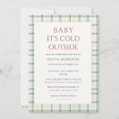 All in One Baby It's Cold Outside Baby Shower Einladung (Vorderseite)