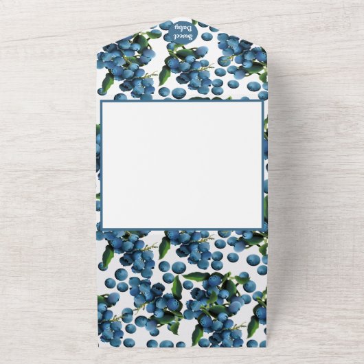 All in One Baby Showeinlage All In One Einladung (Außenbereich)