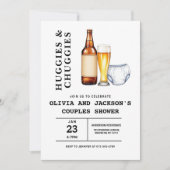 All in One Beers Diapers Paare Babydusche Einladung (Vorderseite)