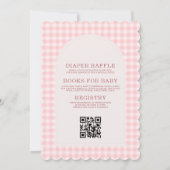 All in One Berry Sweet Strawberry Baby Shower Einladung (Rückseite)