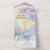 ALL IN ONE Birthday Einladung (Innen Boden)