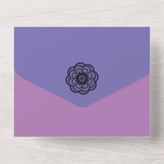 All in one Birthday Invite All In One Einladung (Rückseite)