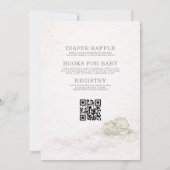 All in One Dragon It's a Boy Baby Shower Einladung (Rückseite)