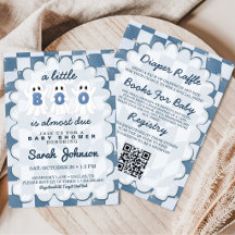All In One Ein Kleiner Boo Kommt Blau Baby Shower