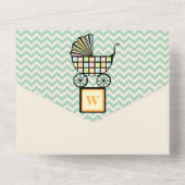 All-in-One-Einladung von Baby's Blocks All In One Einladung (Rückseite)