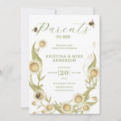 All in one Elternschaft zu QR Code Baby Shower Einladung (Vorderseite)