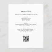 All in one Eukalyptus QR Code Wedding Greenery (Rückseite)