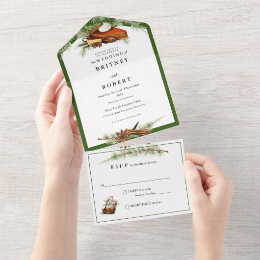 All in One Fall Harvest Einladung (Abreißen)