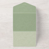 All in one Foto Hochzeitssage Einladung QR Code (Außenbereich)