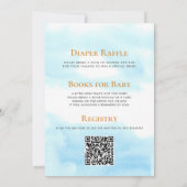 All In One Here Comes The Son Baby Shower Einladung (Rückseite)