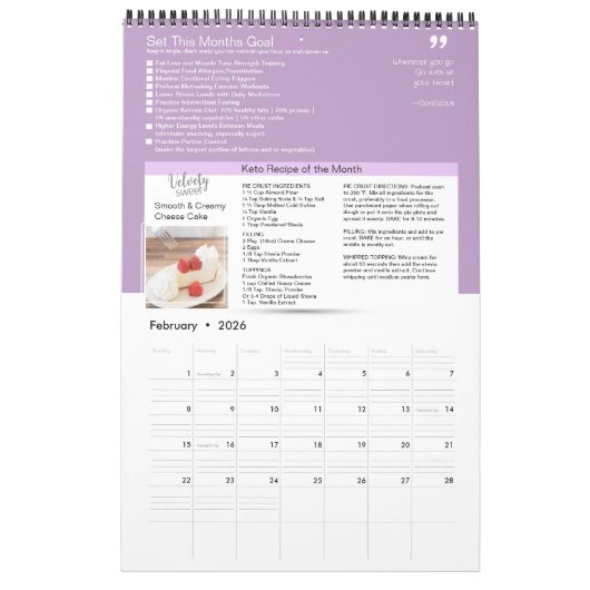 All-in-One-Kalender-Planer & Food-Journal Kalender (Feb 2026)