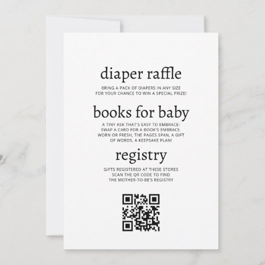 All in One Lemon Citrus Floral Summer Baby Dusche Einladung (Rückseite)